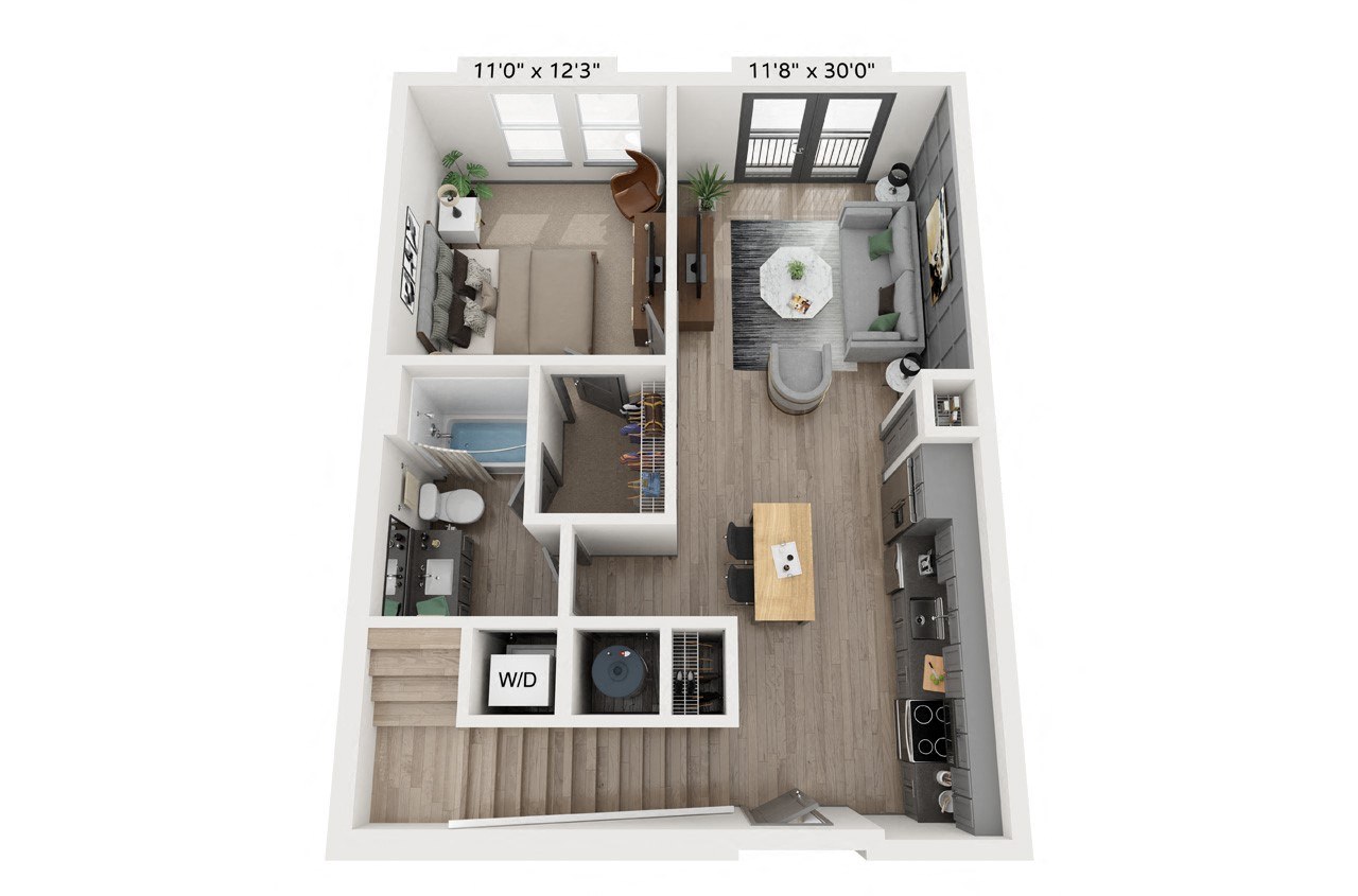 Colfax (1.1 I | D) floor plan